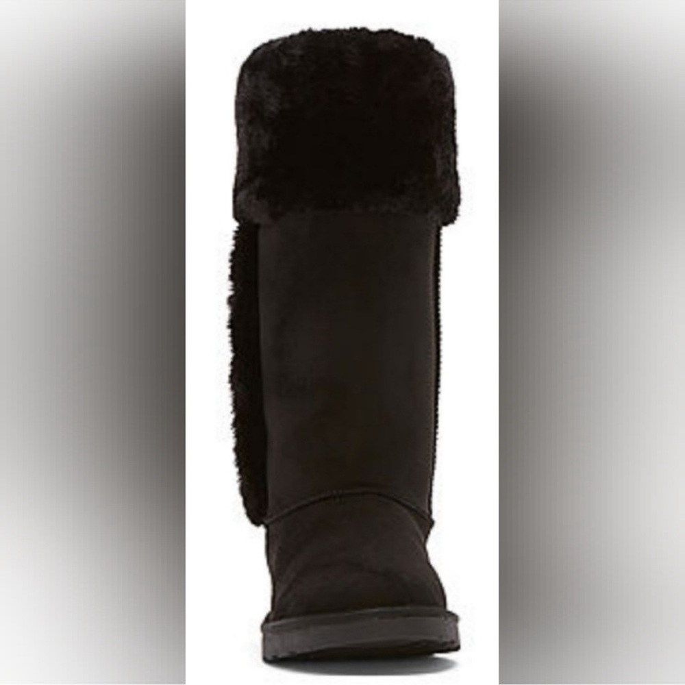 Arizona Women's Black Fur-Lined Susie Boots Size 11